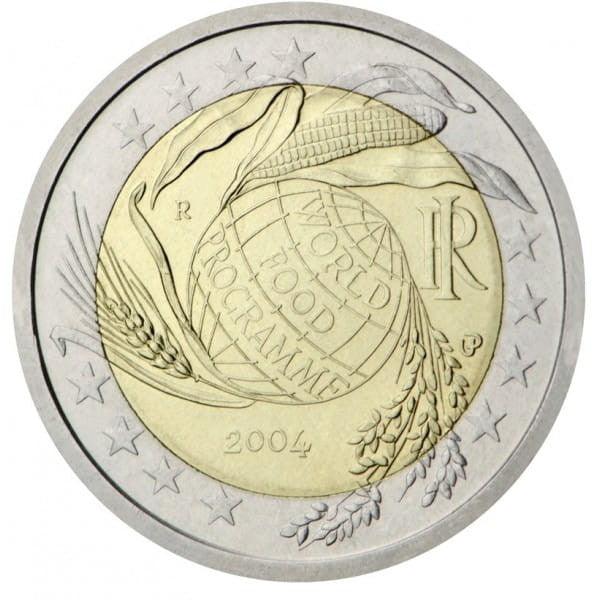 2 euro Włochy FAO 2004