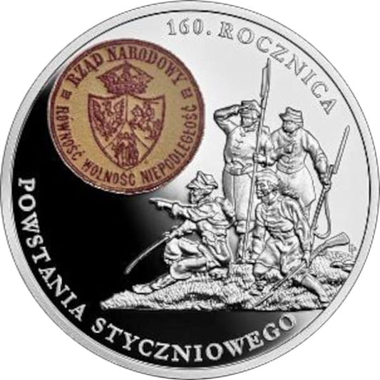 20 zł 160. rocznica Powstania Styczniowego 2023
