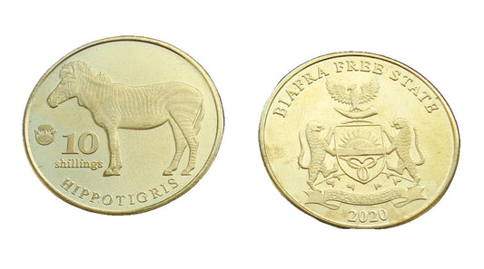 Biafra 10 szylingów Zebra 2020