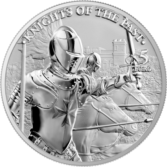 Malta 5 euro Knights of the Past 1 Oz Ag.999 2021 I