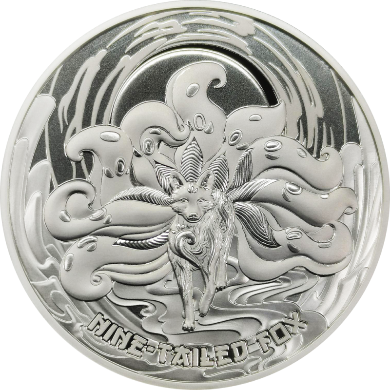 Samoa 2$ Nine Tailed Fox 2023 1ozAg.999