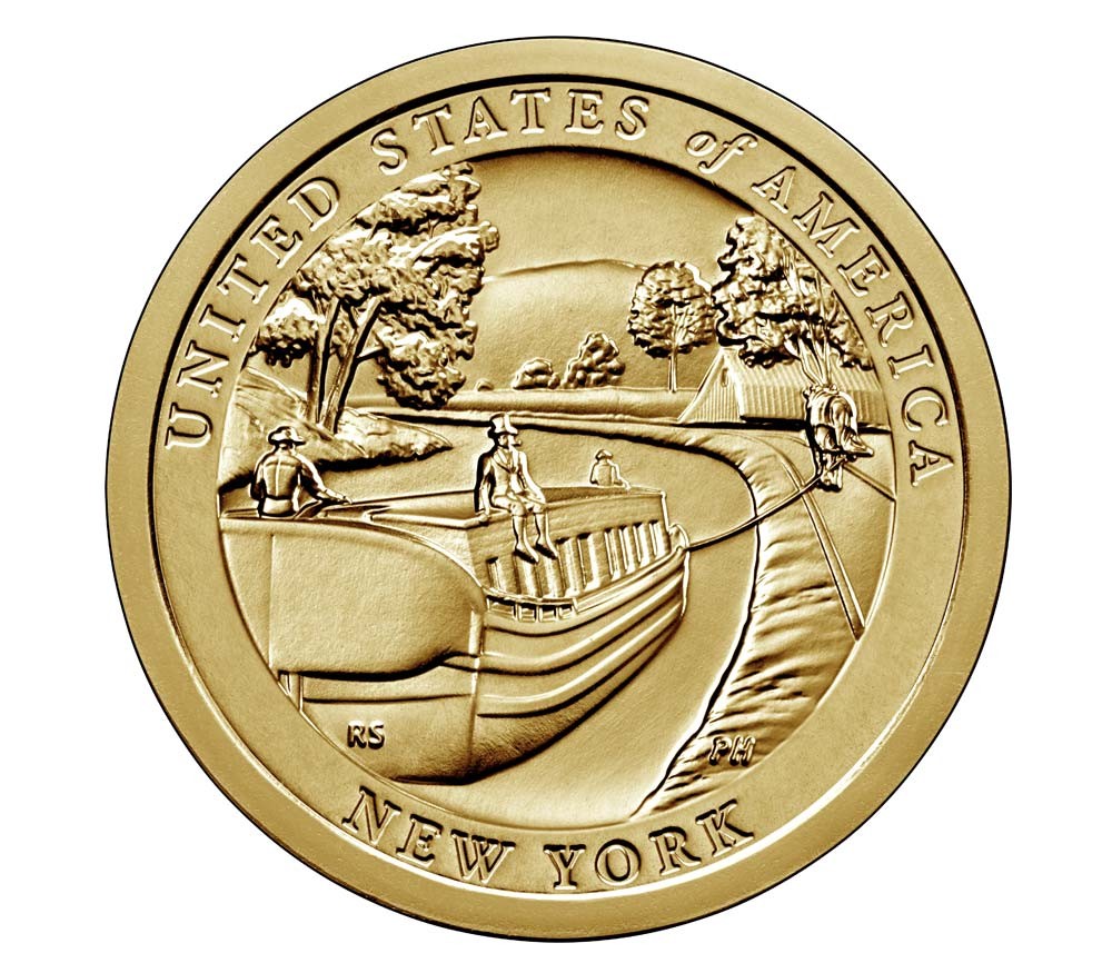 USA 1$ Innowacja Erie Canal 2021 nr12
