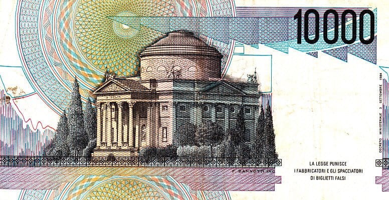 Włochy 10 000 ITL Alessandro Volta 1984 P-112b