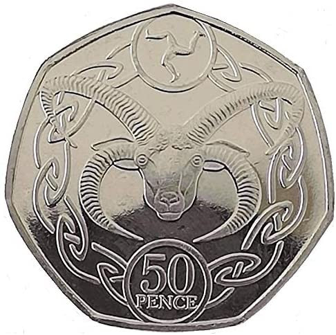 Wyspa Man 50 pensów Owca Manx Loaghtan 2020